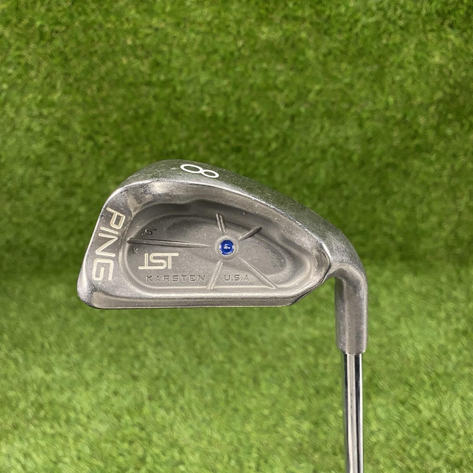 PING Karsten IST 8 Iron 🔵 Blue Dot ⛳️ Ping Cushin Z-Z65 Stiff-Flex Steel Shaft