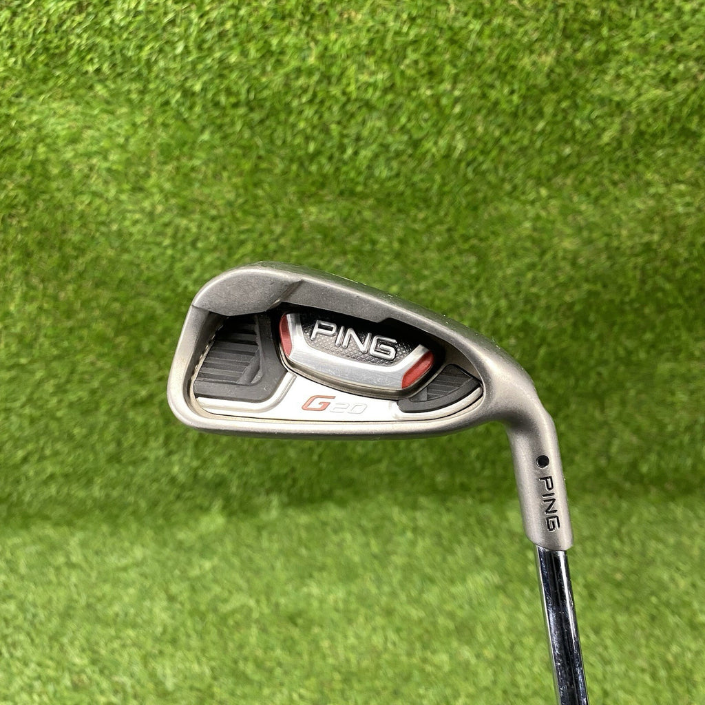 Ping G20 Single 7 Iron Black Dot Demo Club ⛳️CFS Regular Flex Steel Shaft RH
