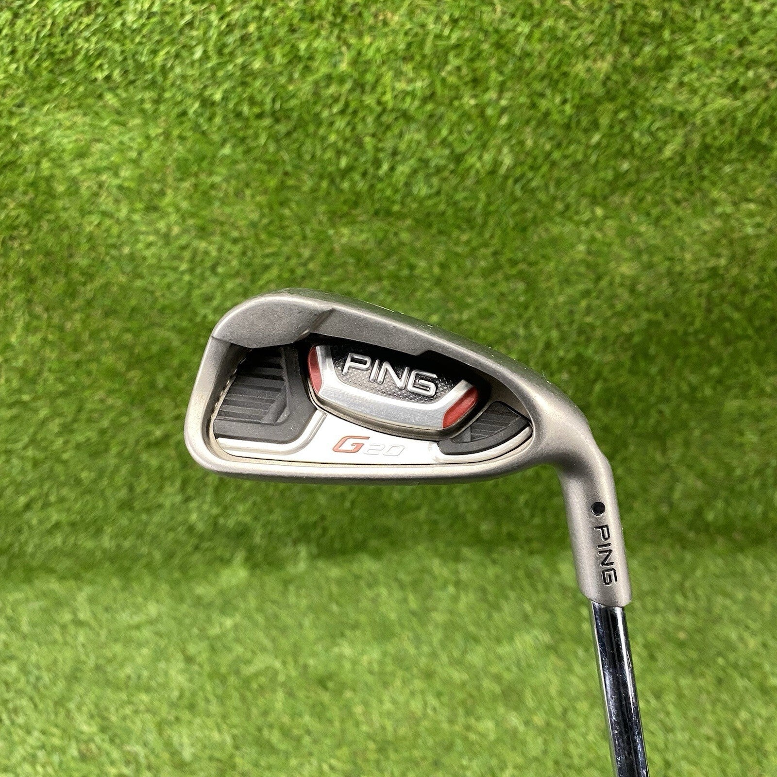 Ping G20 Single 7 Iron Black Dot Demo Club ⛳️CFS Regular Flex Steel Shaft RH