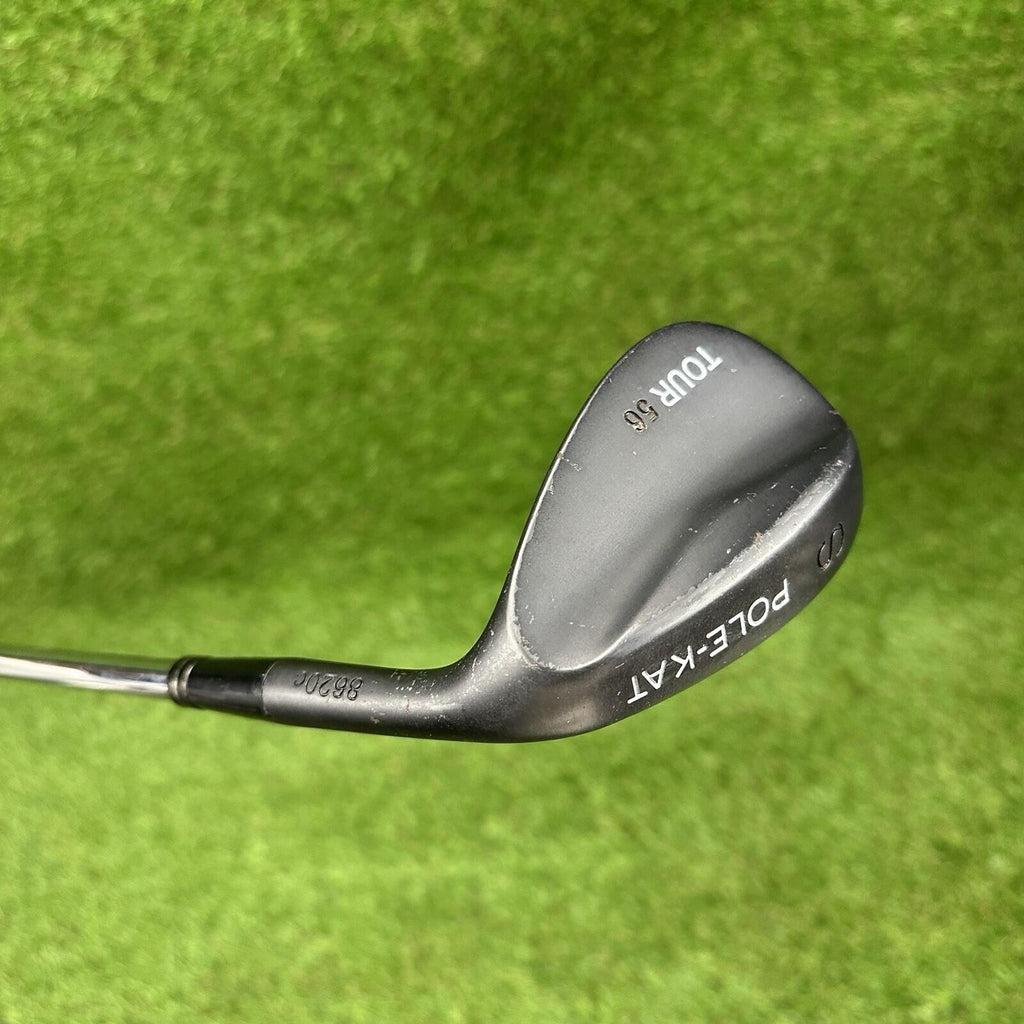 Pole-Kat Tour 56° Sand Wedge ⛳️ Steel Shaft Stiff Wedge Flex RH 35.5”