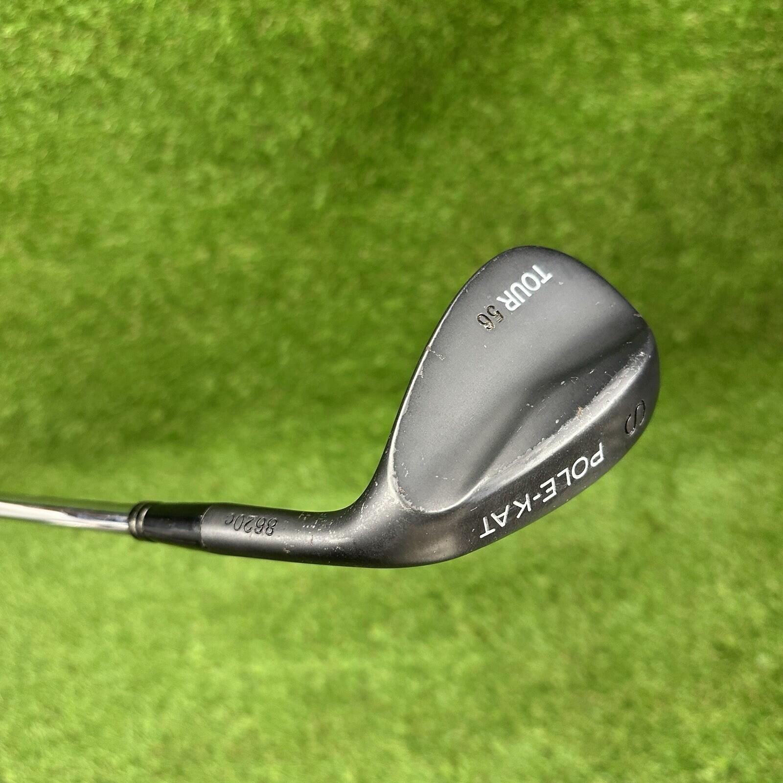 Pole-Kat Tour 56° Sand Wedge ⛳️ Steel Shaft Stiff Wedge Flex RH 35.5”