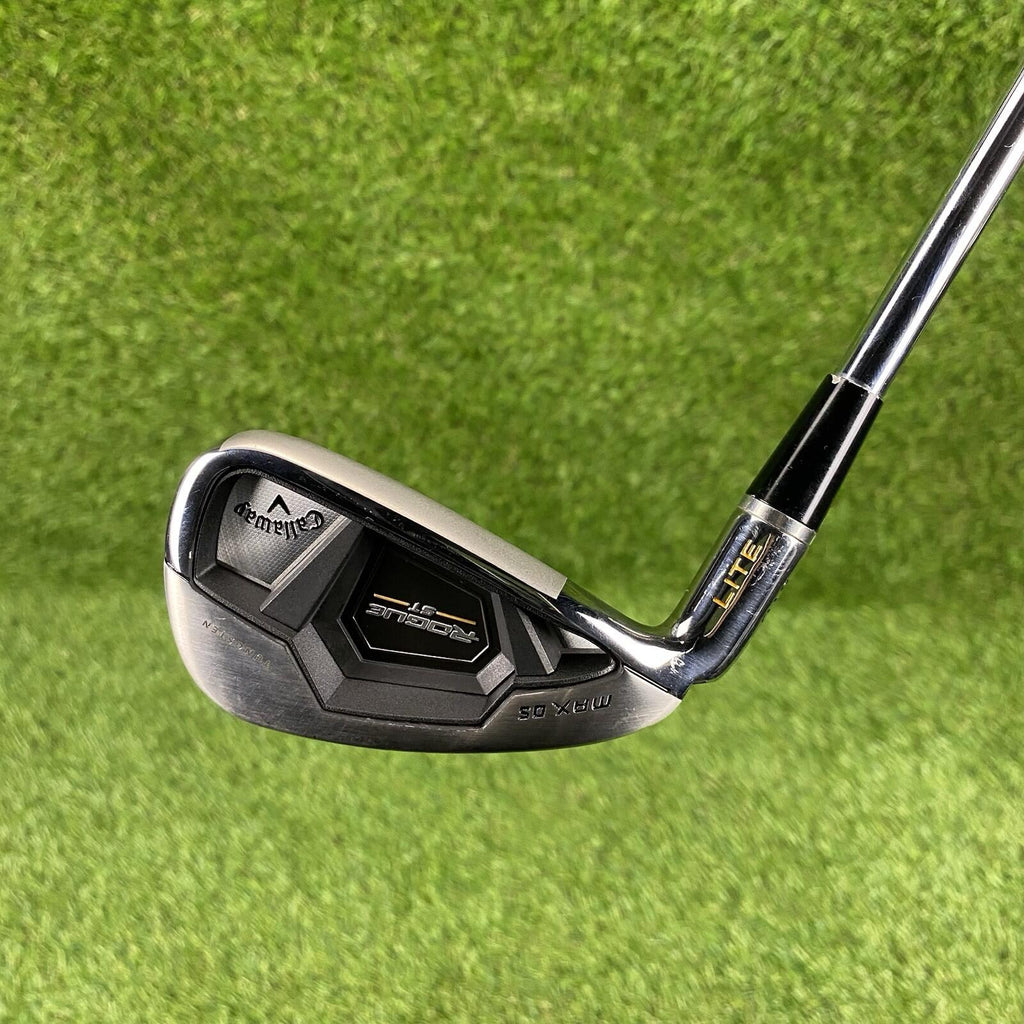 Callaway Rogue ST Max OS 7 Iron Lite STD ⛳️ Elevate 95 Stiff Flex Steel Shaft RH