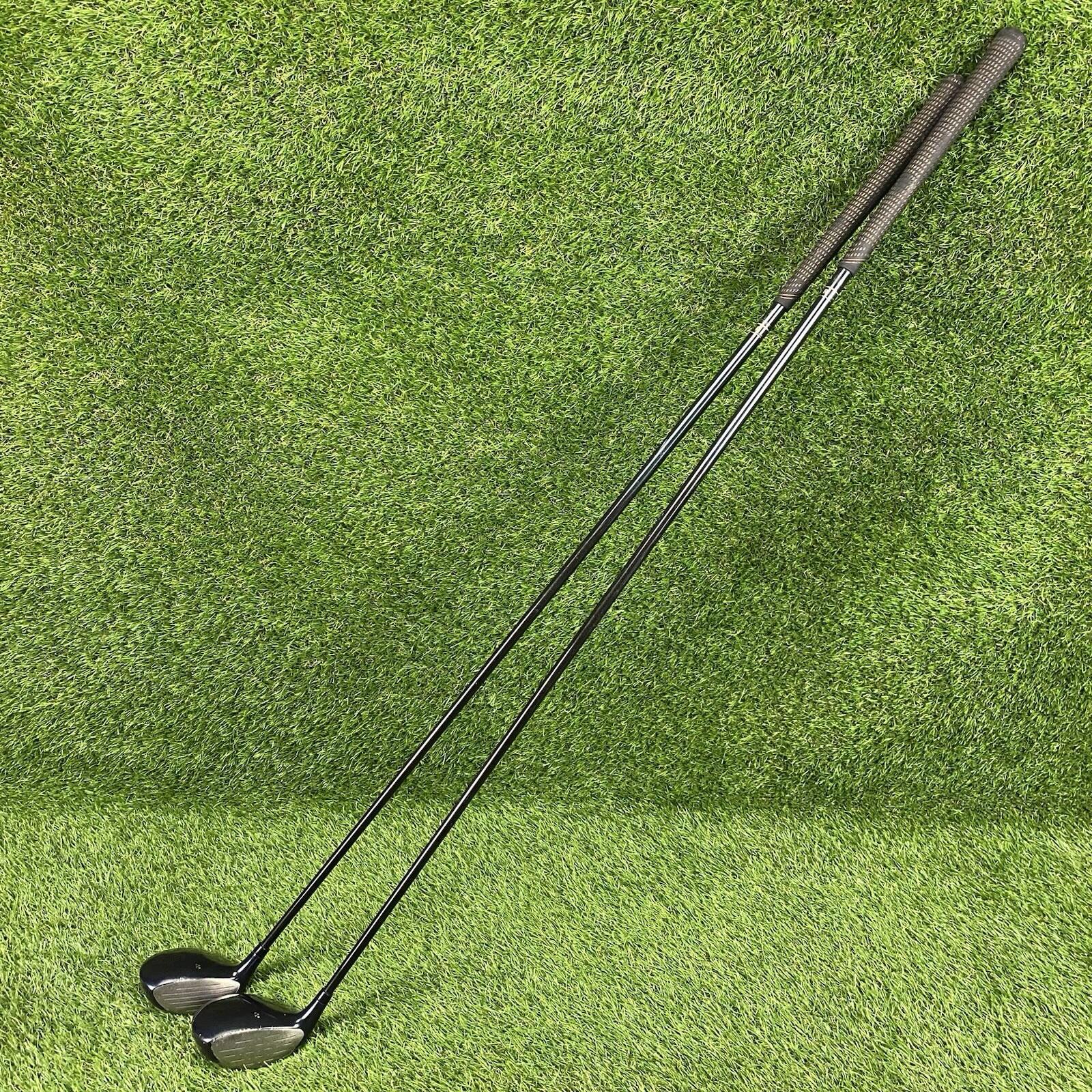 Yonex Rekin Super 2 Fairway 3 And 5 Woods Set ⛳️ BGS 5100 R Graphite Shafts RH