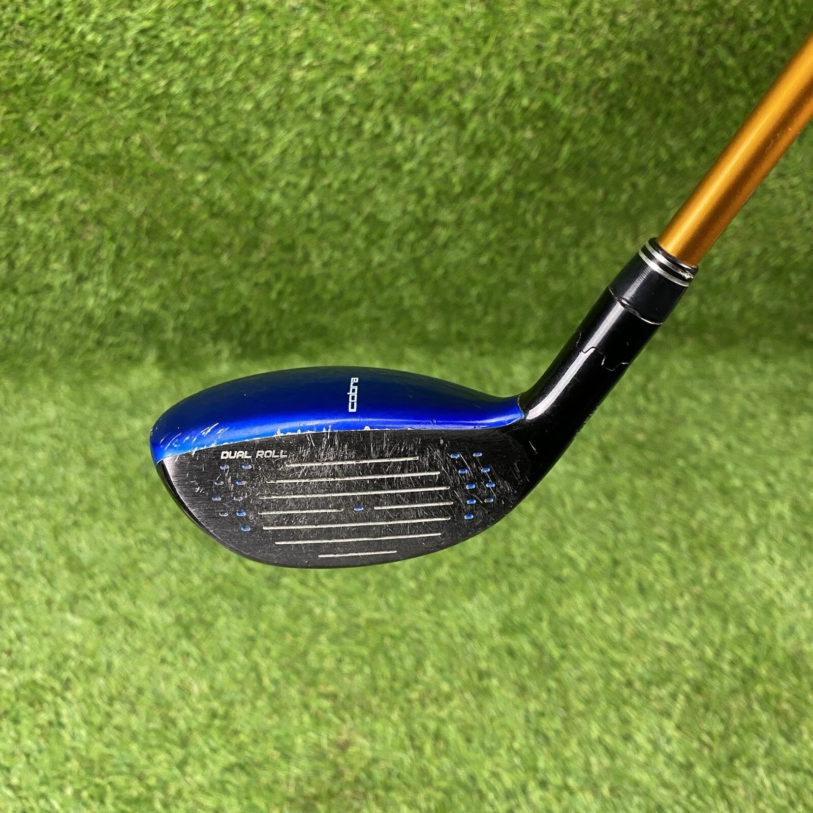 Cobra AMP Cell SmartPad 3-4 Hybrid Blue/Silver ⛳️ Aldila NVS 85-Stiff Shaft RH