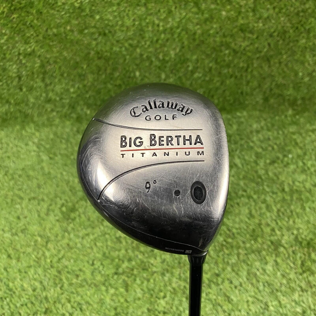 Callaway Big Bertha Titanium 9° Driver ⛳️ RCH 65W Firm Stiff Graphite Shaft RH