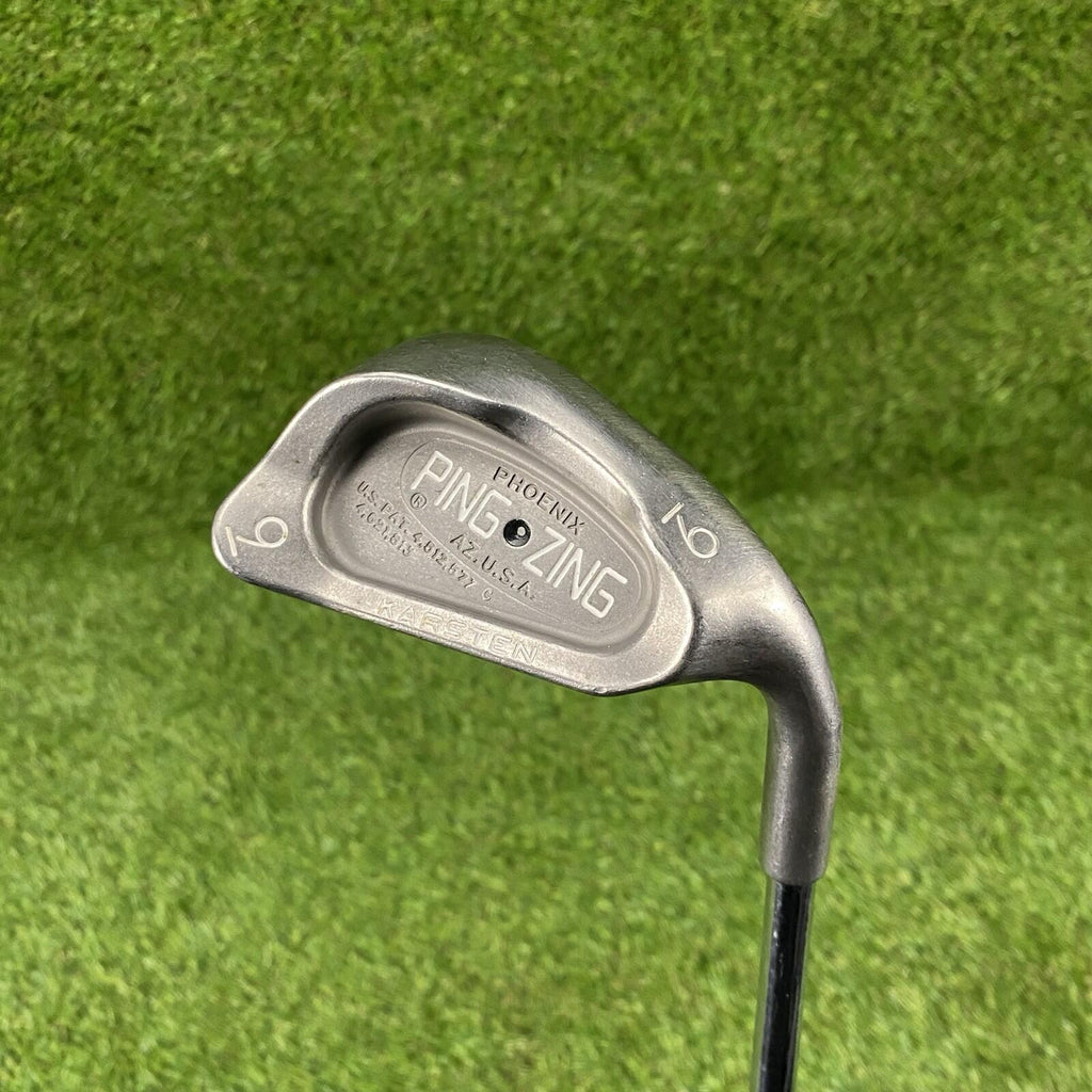 Ping Zing Karsten Black Dot Singe 9 Iron ⛳️ Ping KT-M Stiff Flex Steel Shaft RH