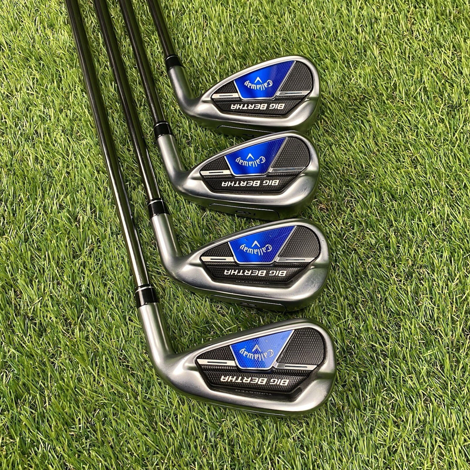 Callaway Big Bertha B21 Iron Set 7-Gw ⛳️ RCH 65 Regular Flex Graphite Shafts RH