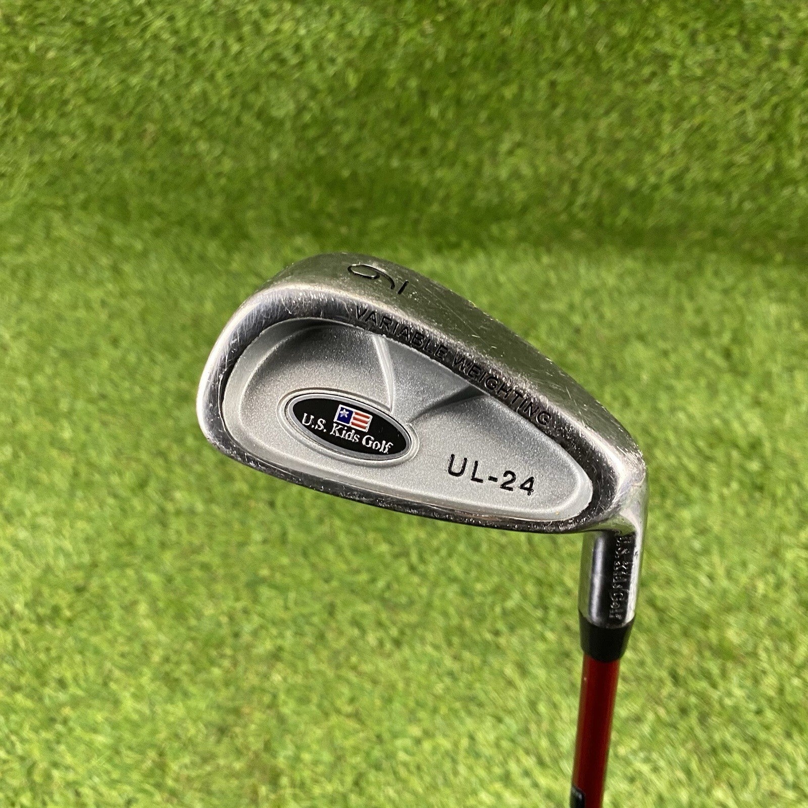 USKG US Kids UL-24 Single 6 Iron ⛳️ KidPower 39-27 Graphite Shaft Youth Flex RH