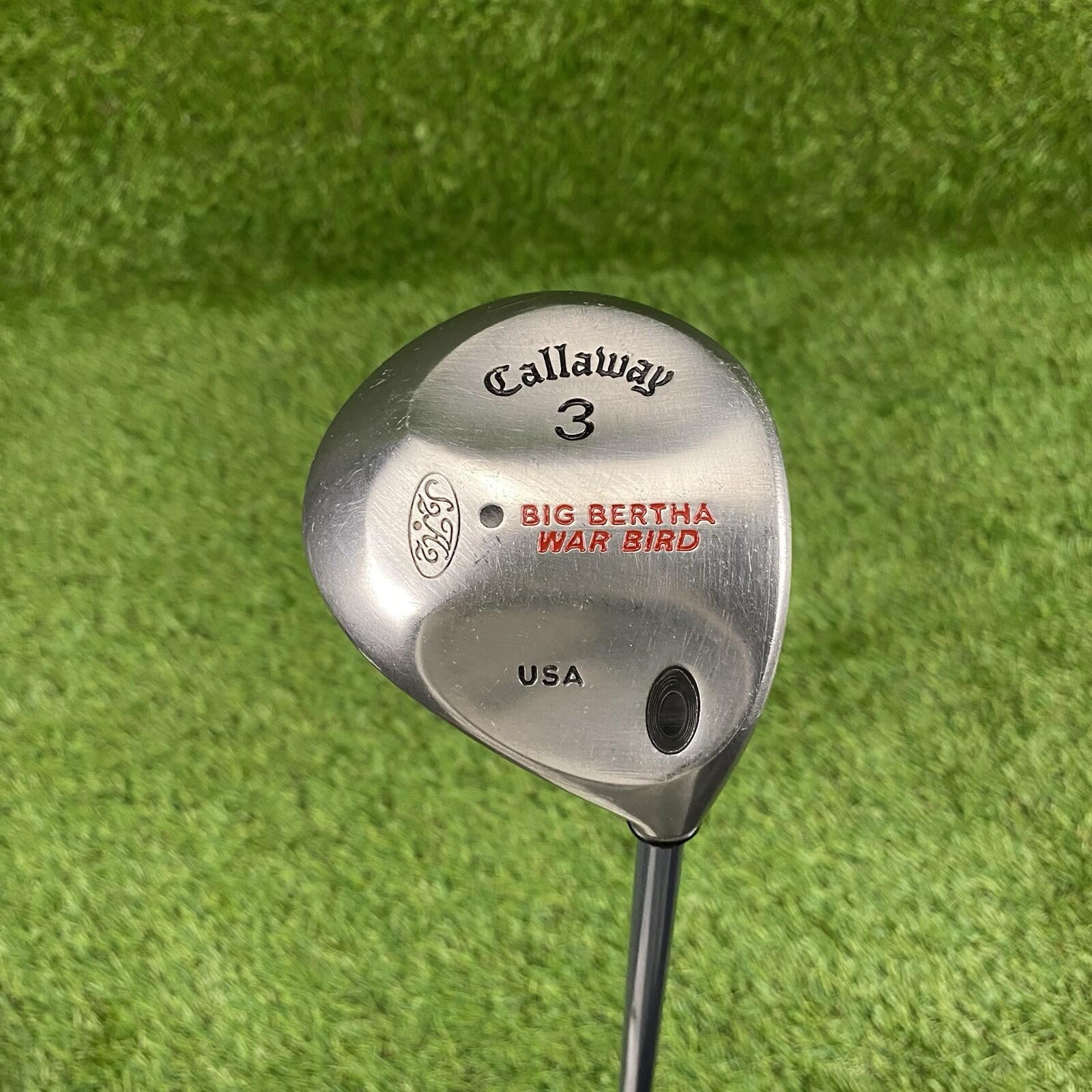 Callaway Big Bertha War Bird 3 Wood ⛳️ RCH 90 Series Graphite Shaft R-Flex RH