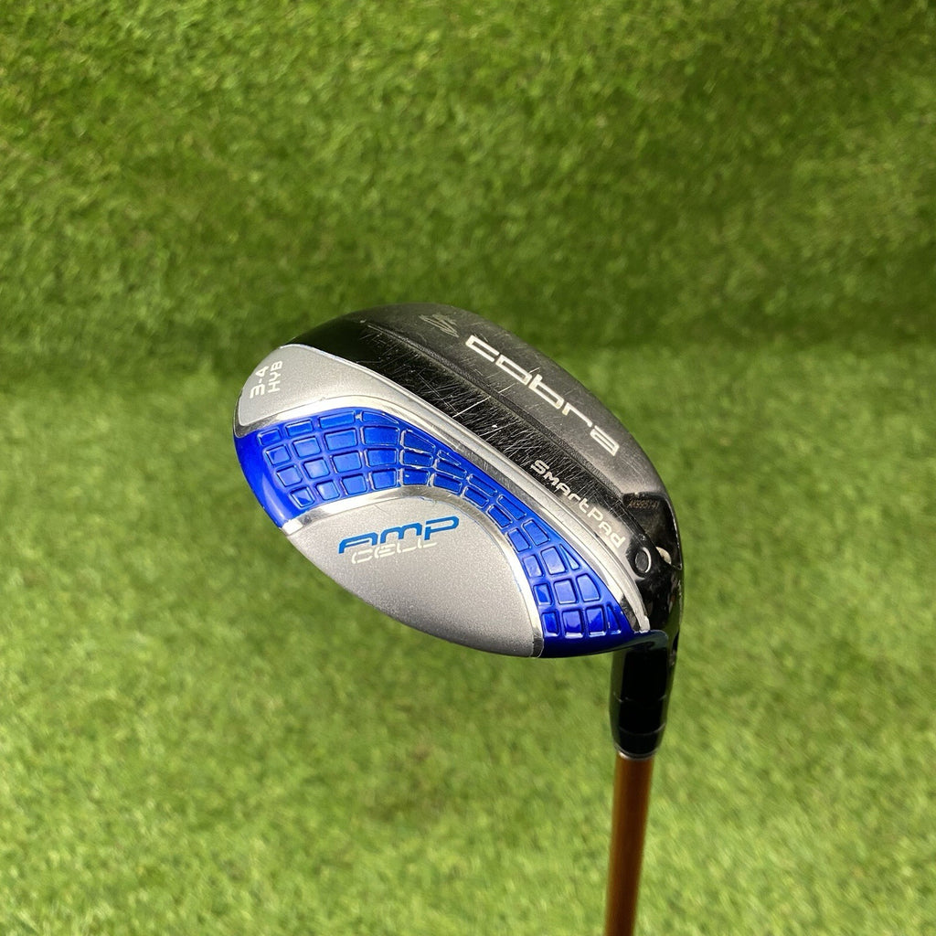 Cobra AMP Cell SmartPad 3-4 Hybrid Blue/Silver ⛳️ Aldila NVS 85-Stiff Shaft RH