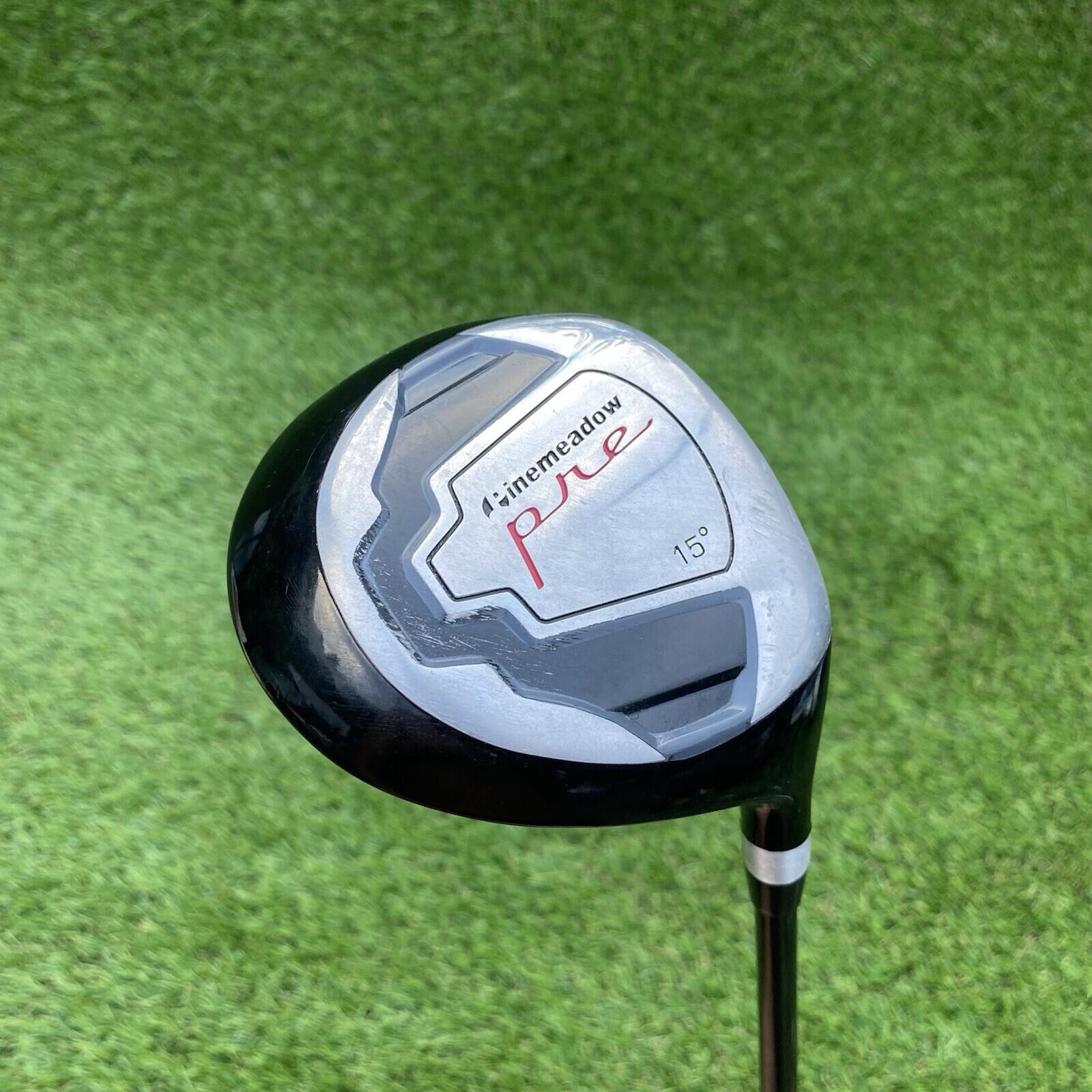 Pinemeadow Pre 15 Degree fairway wood with graphite shaft and low profile head