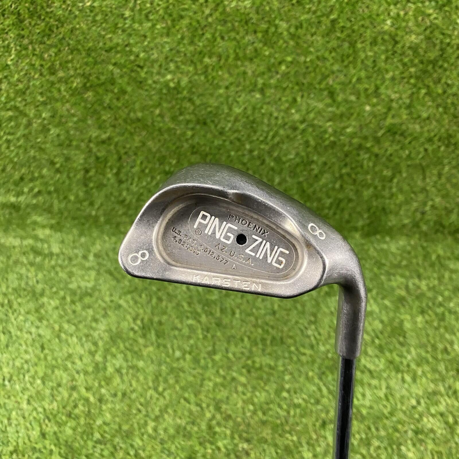 Ping Zing Karsten Black Dot Singe 8 Iron ⛳️ Ping KT-M Stiff Flex Steel Shaft RH