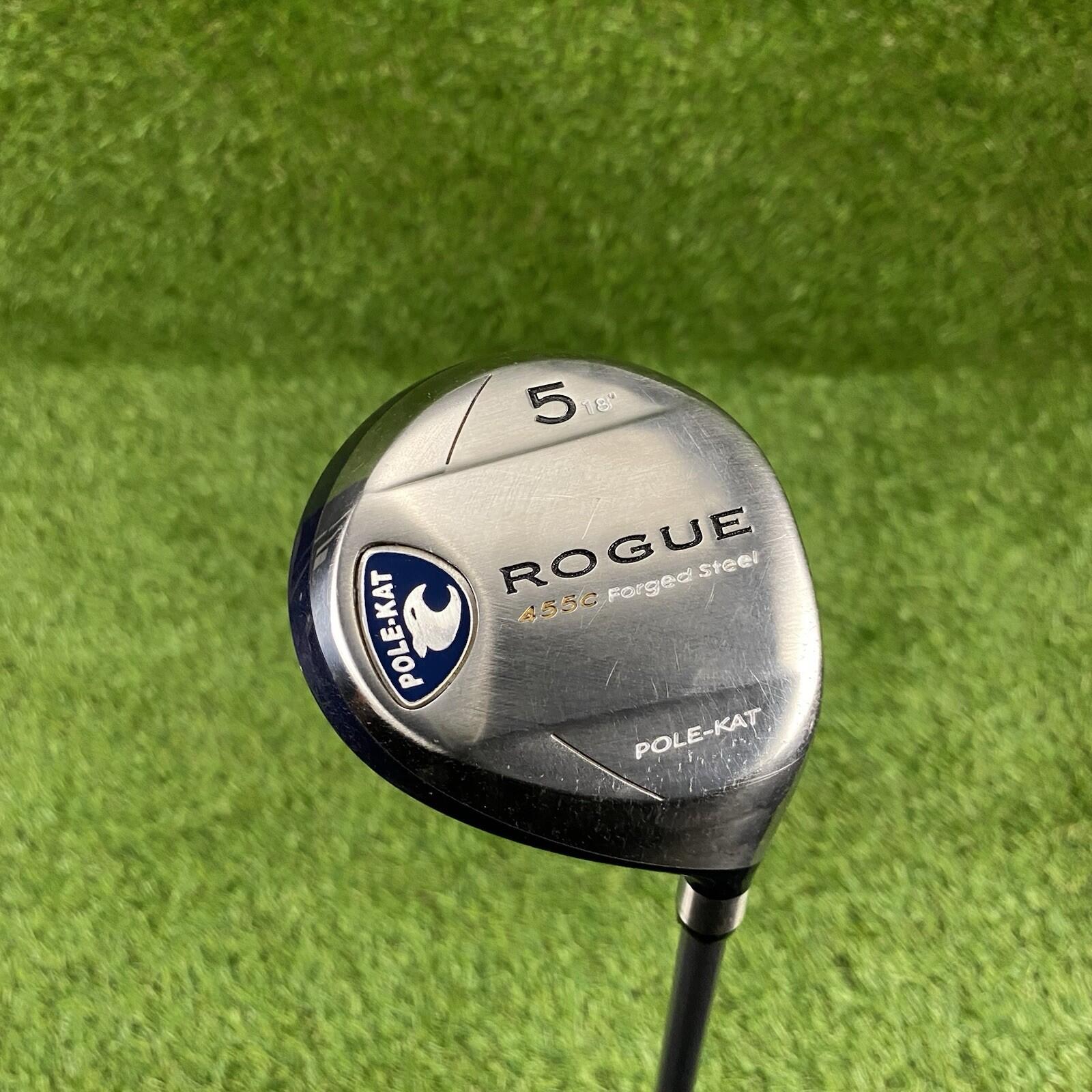 Pole-Kat Rogue 455C Forged Steel Fairway 5 Wood 18° ⛳️ Regular Flex Shaft RH