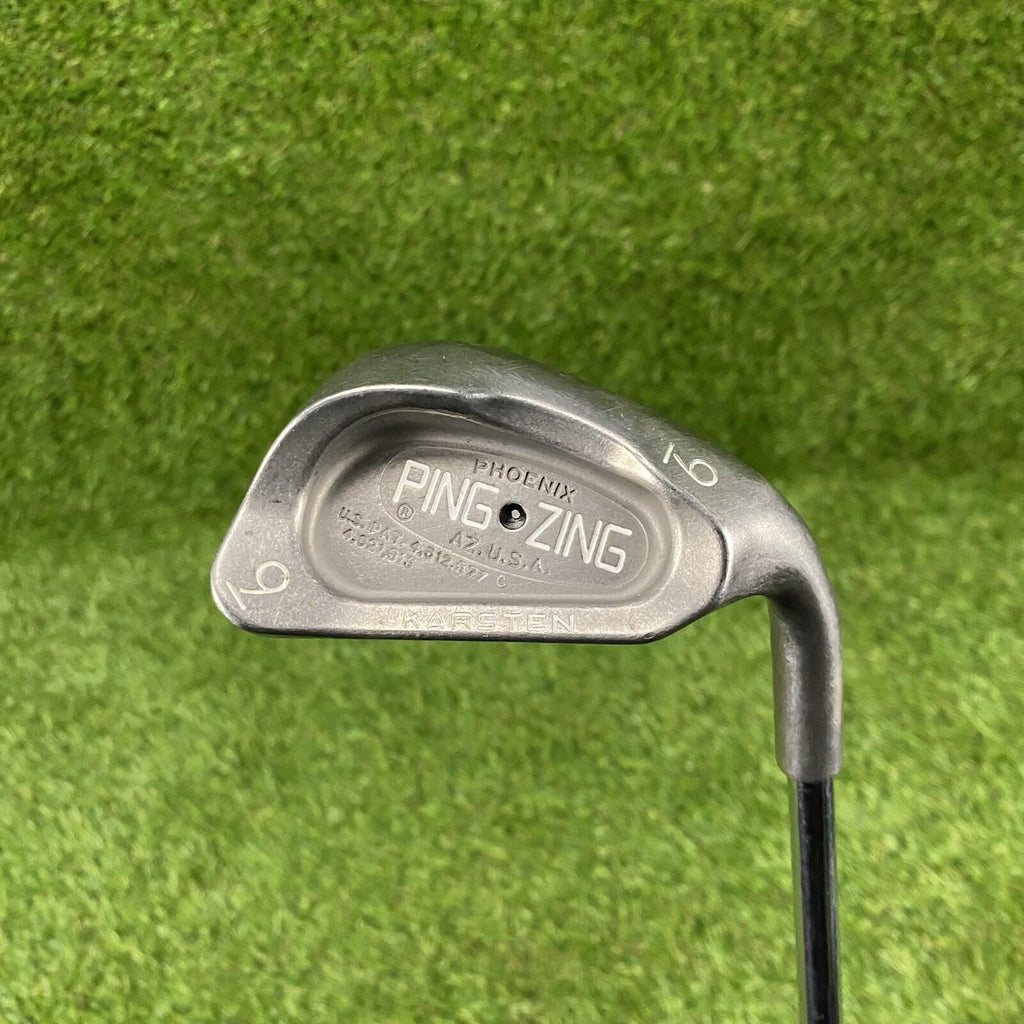 Ping Zing Karsten Black Dot Singe 9 Iron ⛳️ Ping KT-M Stiff Flex Steel Shaft RH