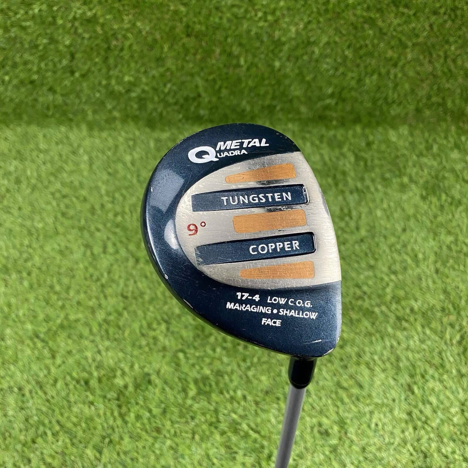 Metal Quadra Tungsten 9° Driver ⛳️ Platinum Pro Tour Plus Graphite Shaft RH