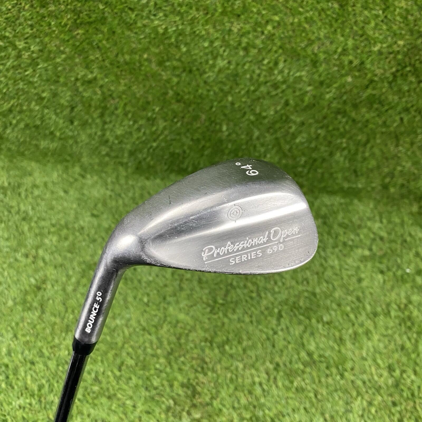 Left Handed Professional Open Series 690 Lob Wedge 64° /5° Bounce ⛳️ Steel Shaft