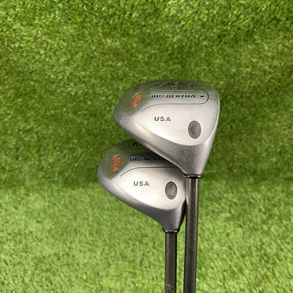 Callaway Big Bertha S2H2 Fairway 3 And 5 Wood USA ⛳️ RCH 60 Regular Flex RH