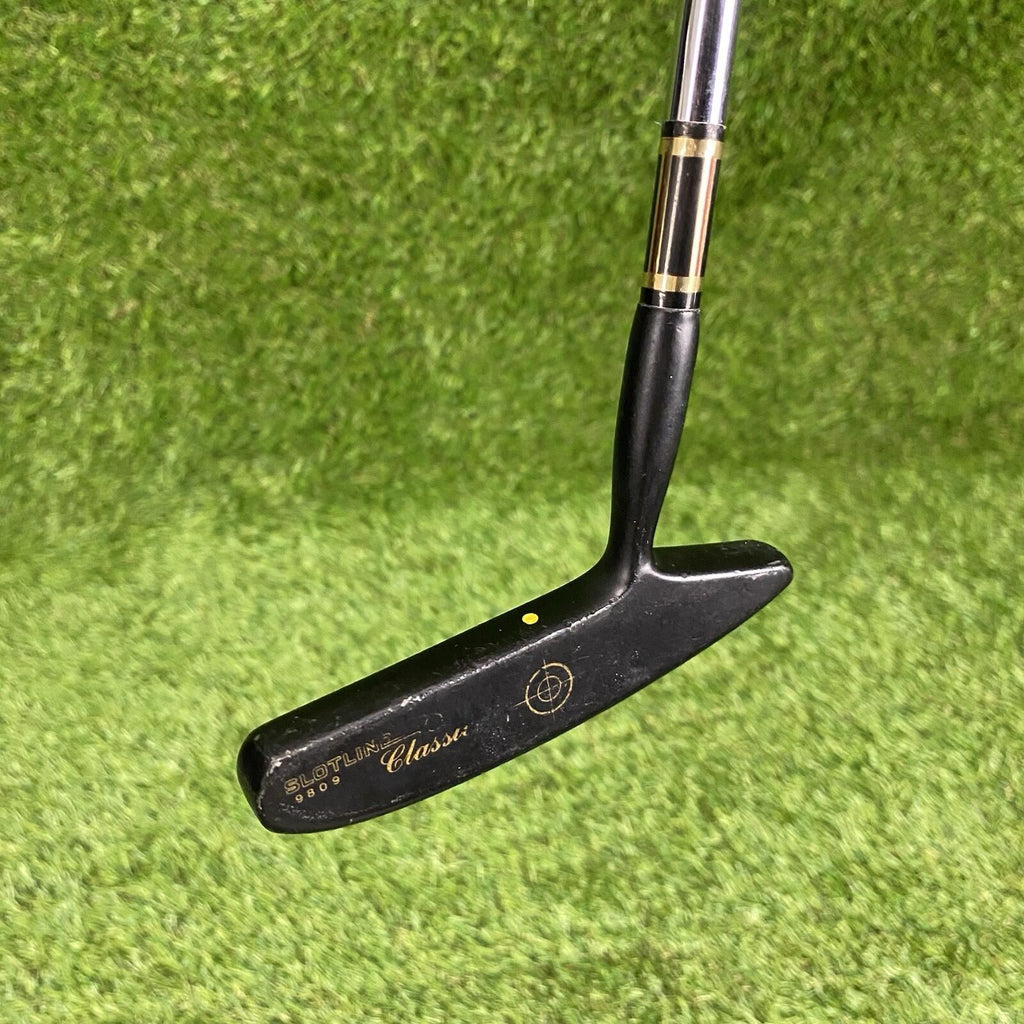 Slotline 9809 Classic Putter Black ⛳️ Heel-Shafted True Temper Shaft 36" RH