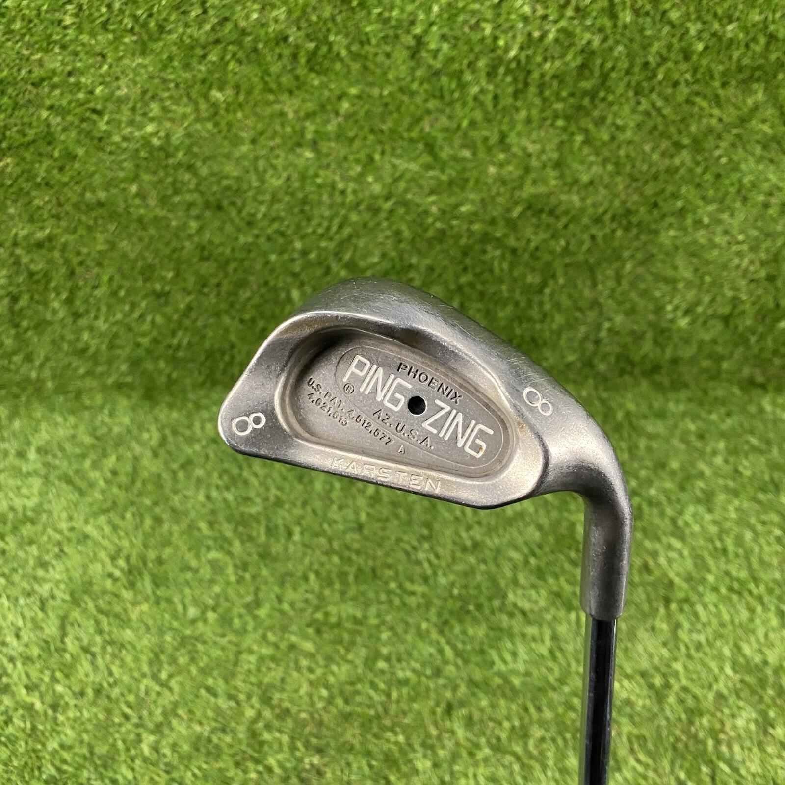 Ping Zing Karsten Black Dot Singe 8 Iron ⛳️ Ping KT-M Stiff Flex Steel Shaft RH