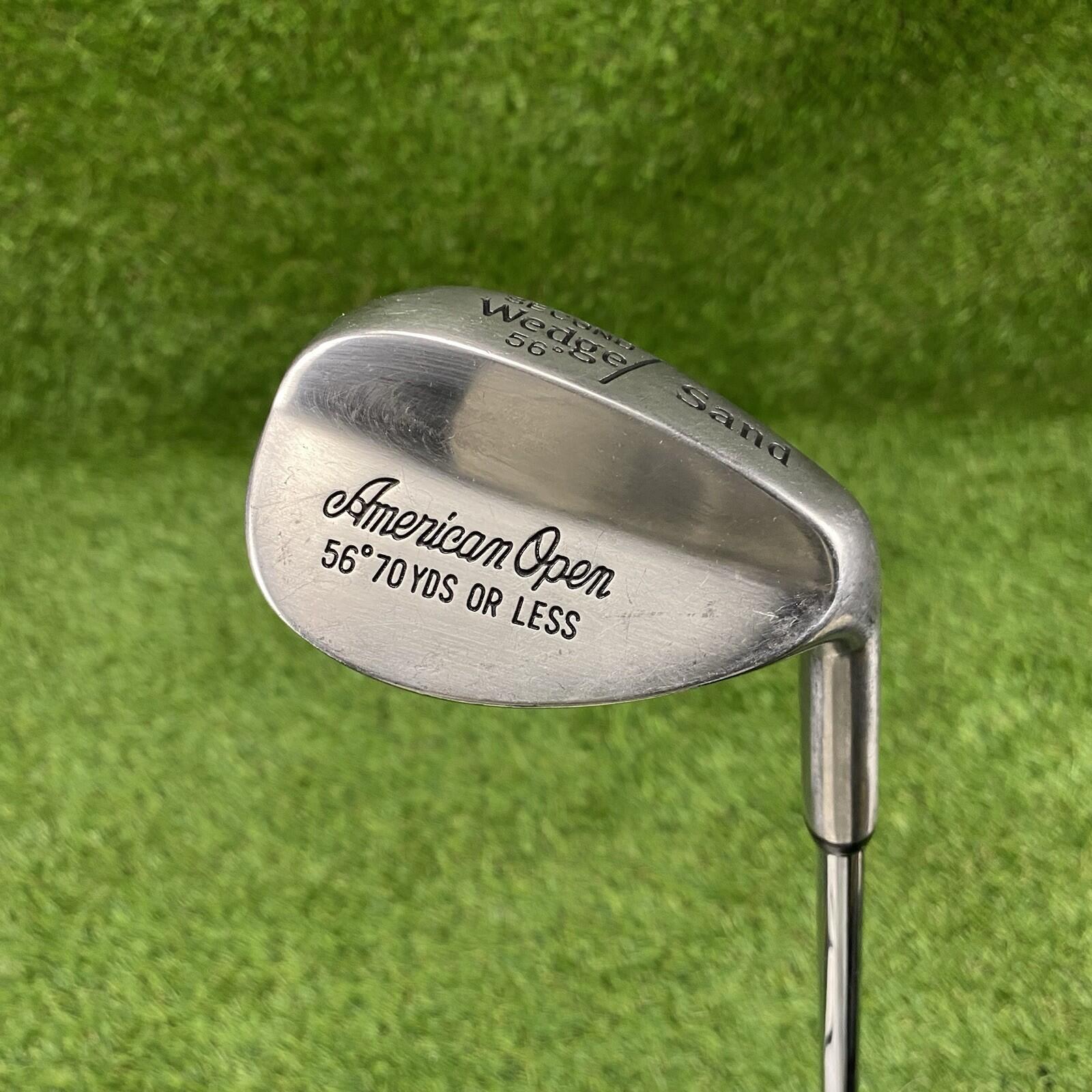 American Open Second Wedge 56° Sand Wedge SW 70 YDS OR LESS ⛳️ Steel RH 35.5"