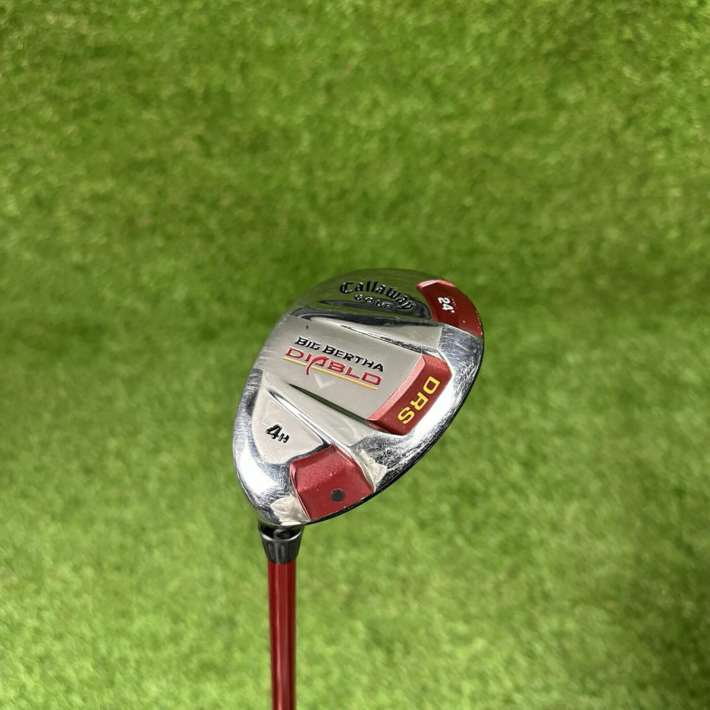 Callaway Big Bertha Diablo DRS 4 Hybrid 24° ⛳️ Regular Flex 60G Left Handed