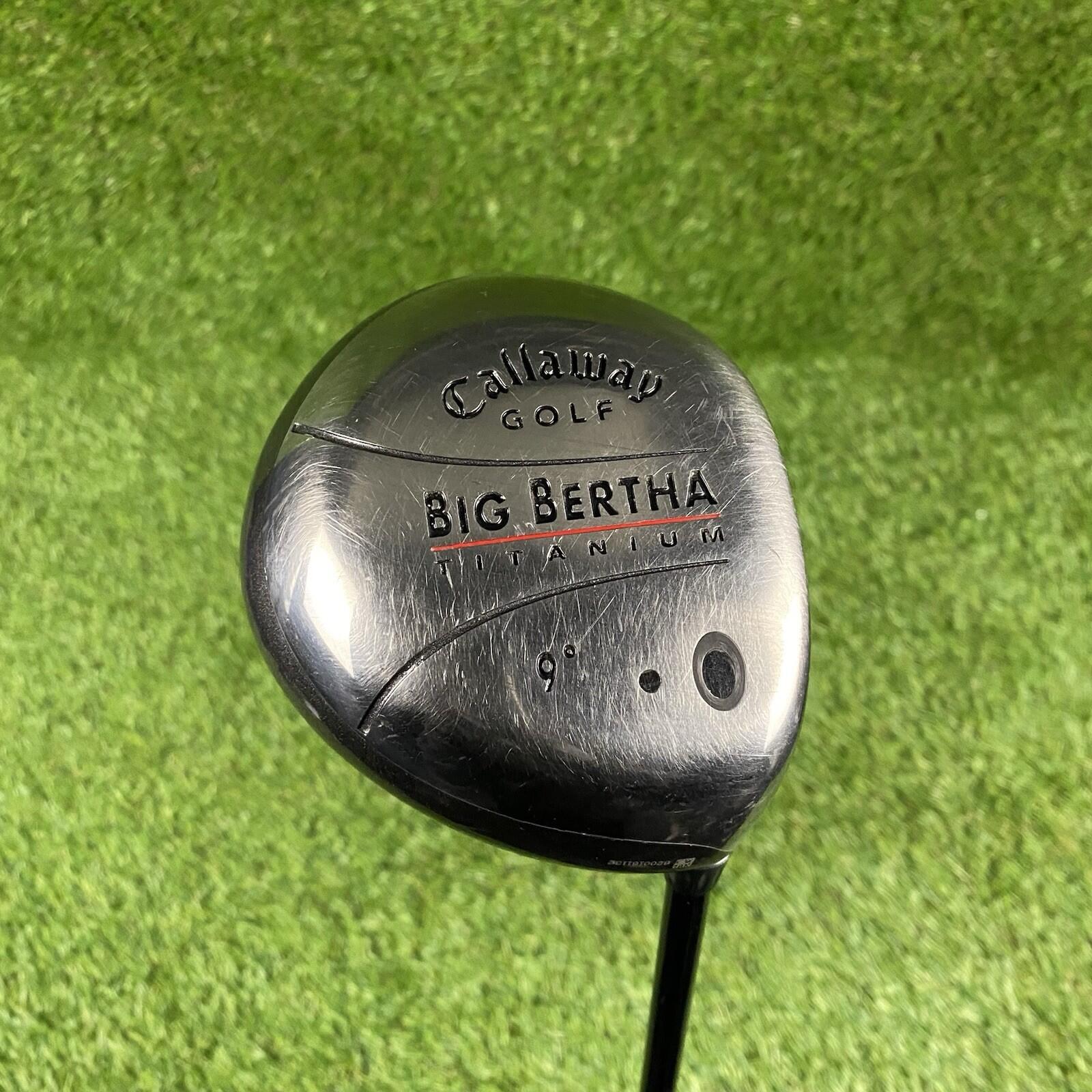Callaway Big Bertha Titanium 9° Driver ⛳️ RCH 65W Firm Stiff Graphite Shaft RH