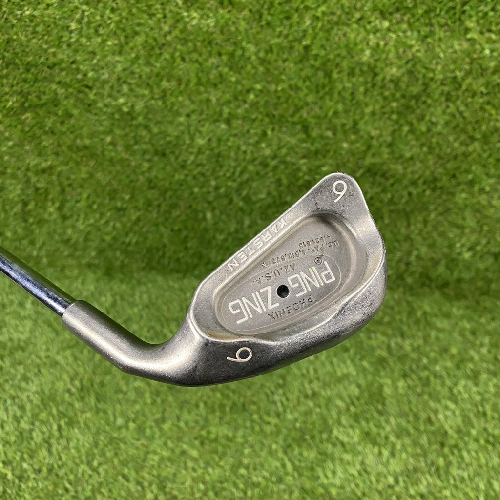 Ping Zing Karsten Black Dot Singe 6 Iron ⛳️ Ping KT-M Stiff Flex Steel Shaft RH