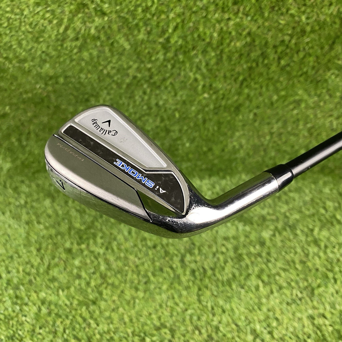 Left Handed Callaway Paradym Ai Smoke 7 Iron ⛳️ Project X Cypher Sixty 5.5