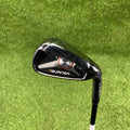 2009 TaylorMade Burner Single 6 Iron Gloss Black ⛳️ REAX 65 Regular Flex RH