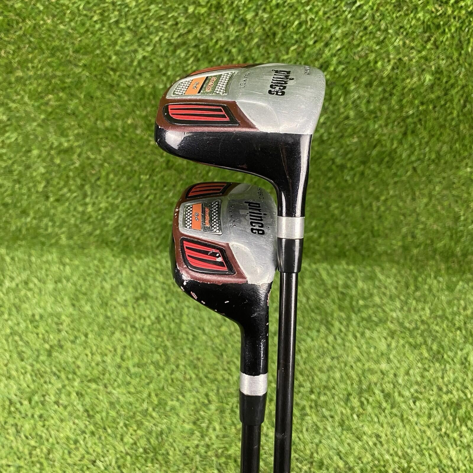 Prince GT2 Geo Tech Fairway 3 Wood 20° And 6 Hybrid 27° ⛳️ Graphite Shaft RH