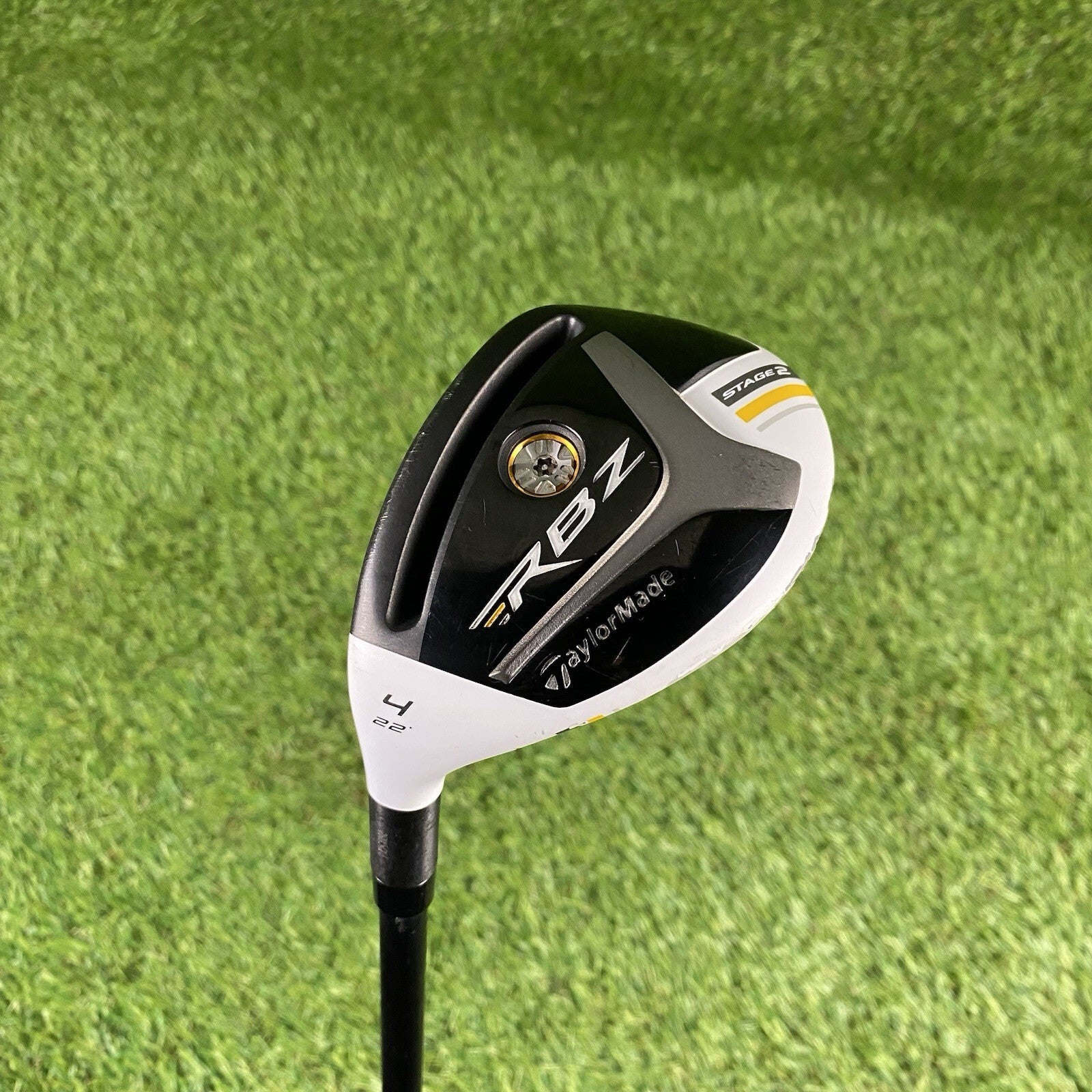 Left Handed TaylorMade RBZ Stage 2 RocketFuel Rescue 4 Hybrid 22° ⛳️  65 R-flex