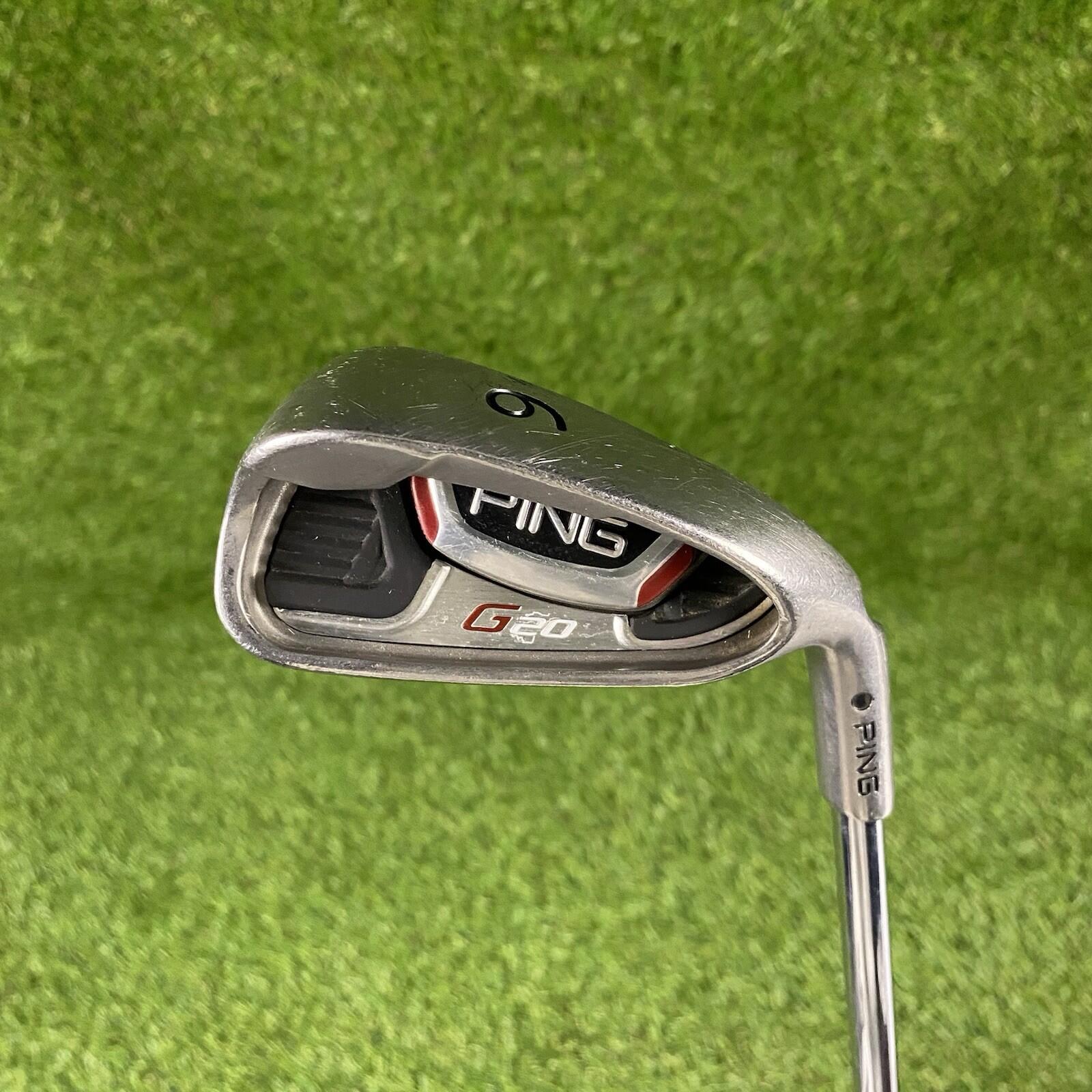 PING G20 6 Iron ⚫️ Black Dot ⛳️ Ping CFS Steel Shaft Regular Flex RH