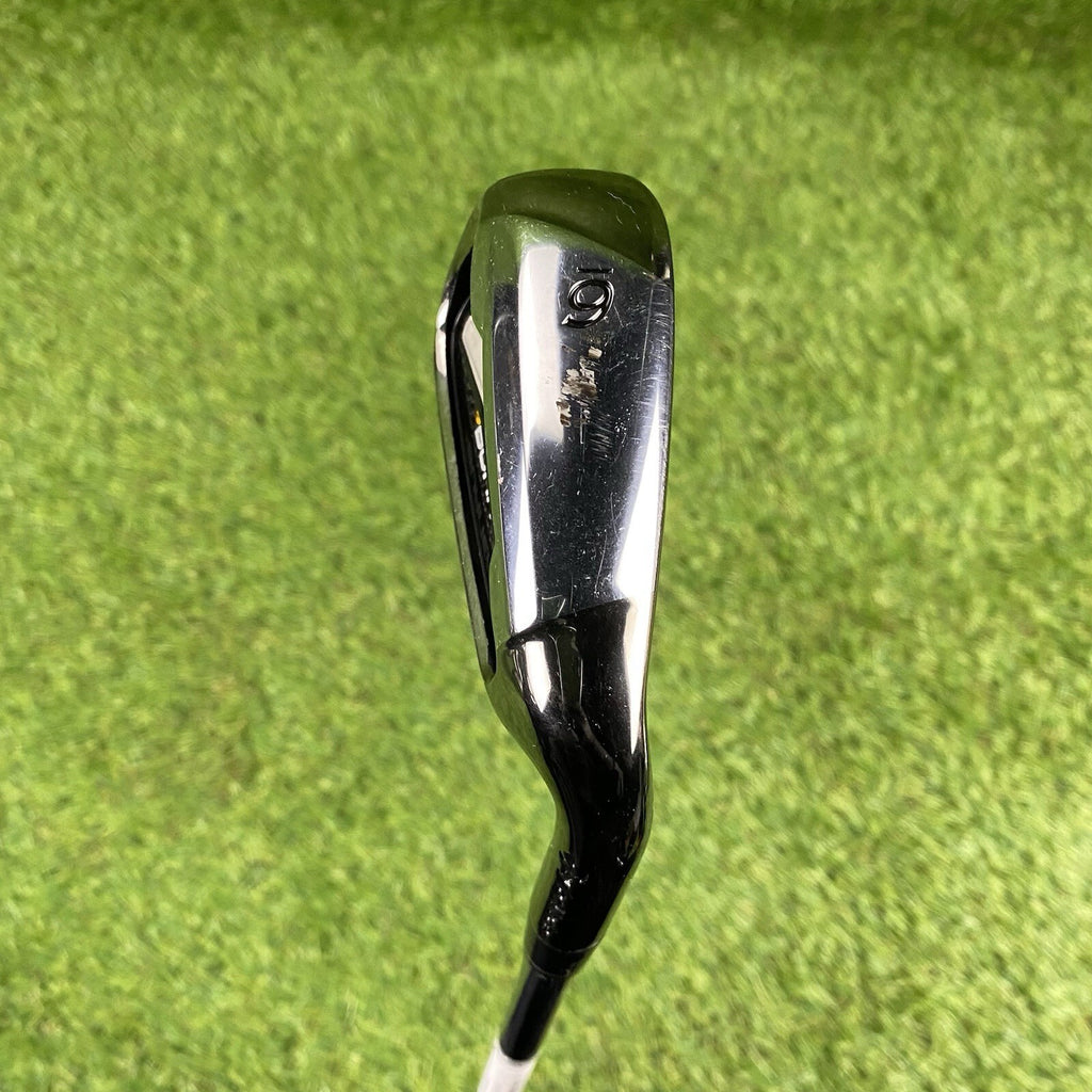 2009 TaylorMade Burner Single 6 Iron Gloss Black ⛳️ SuperFast 85 Regular Flex RH