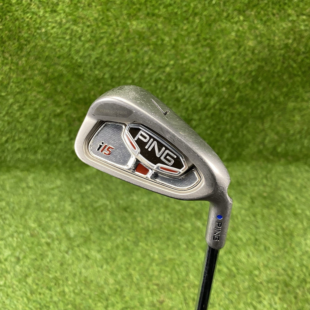 Ping i15 Blue Dot 7 Iron Demo 1° Upright ⛳️ Ping AWT Regular Flex Steel Shaft RH