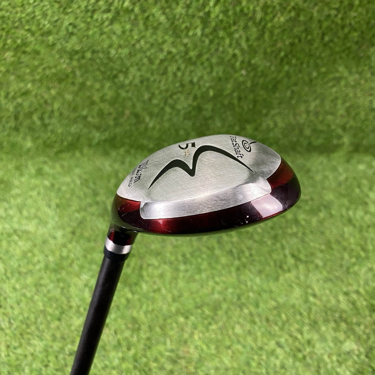 Left Handed Wilson Deep Red Fat Shaft Fairway 5 Wood 18° ⛳️ Grafalloy Stiff LH