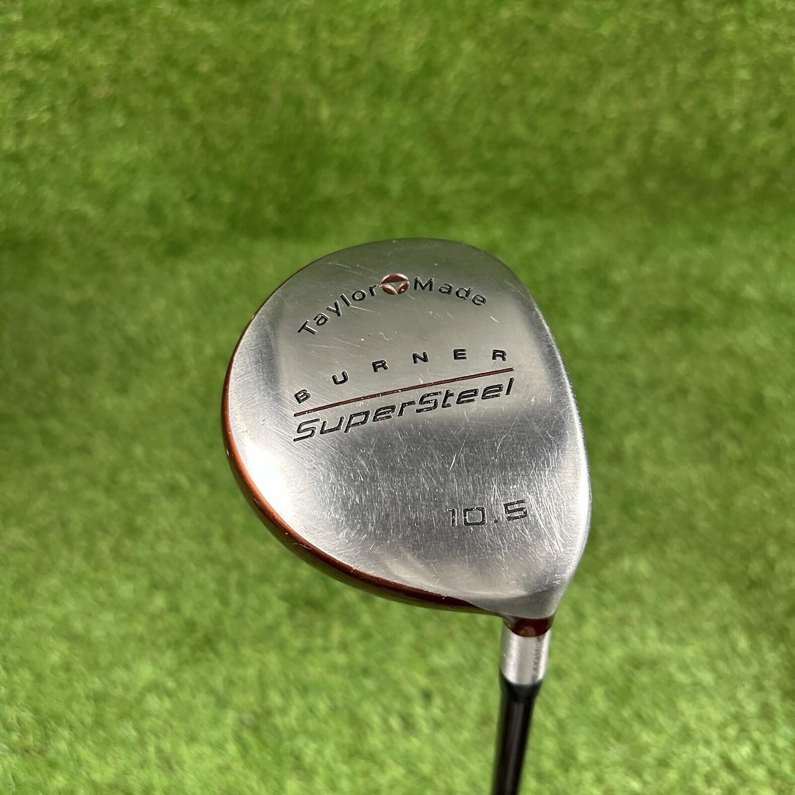 Taylormade Burner SuperSteel Driver 10.5° ⛳️ Bubble Regular-80 Graphite Shaft RH