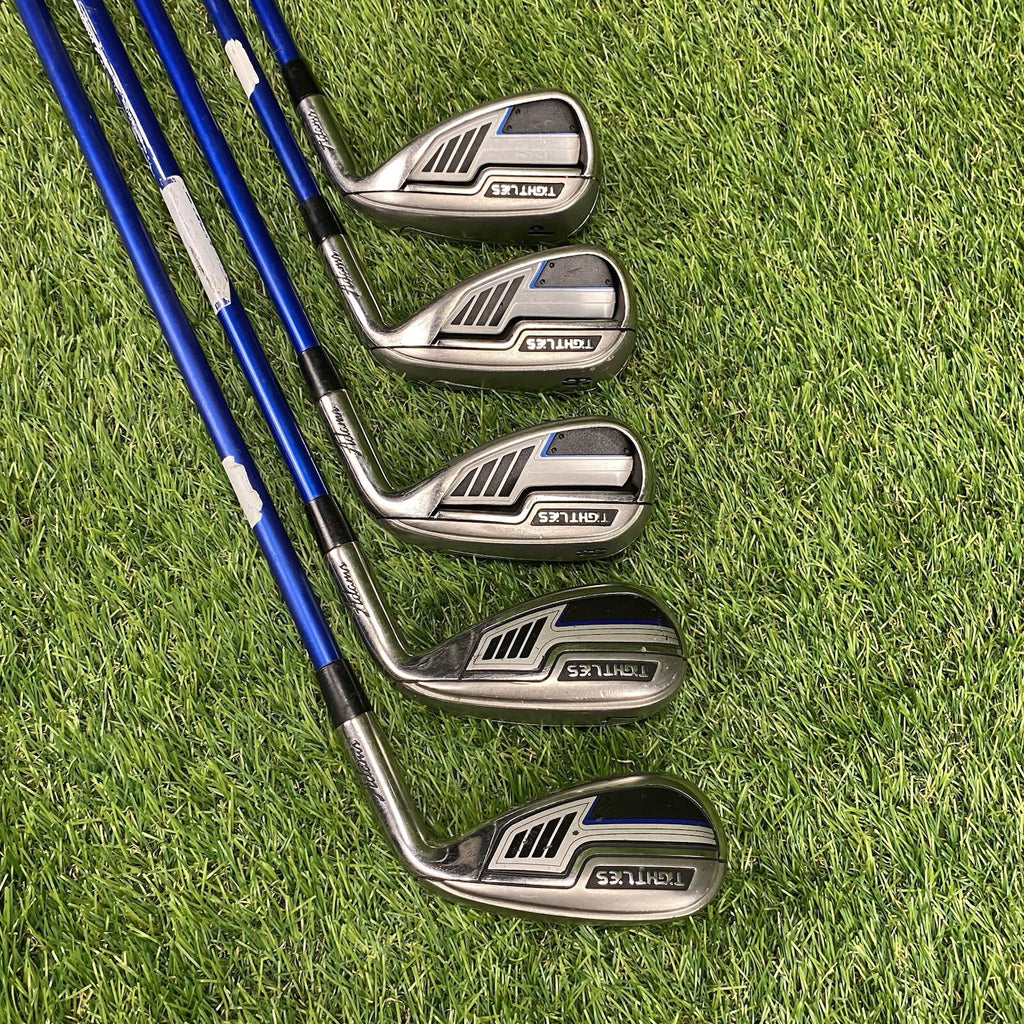 Adams Tight Lies Irons / Hybrid Set 6-PW ⛳️ Stiff Flex 65g Graphite Shafts RH