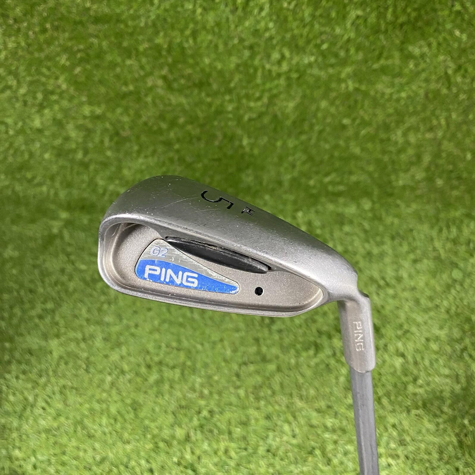 Ping G2 5 HL Iron ⚫️ Black Dot ⛳️ TFC 100 Regular Flex Graphite Shaft RH 37.5”