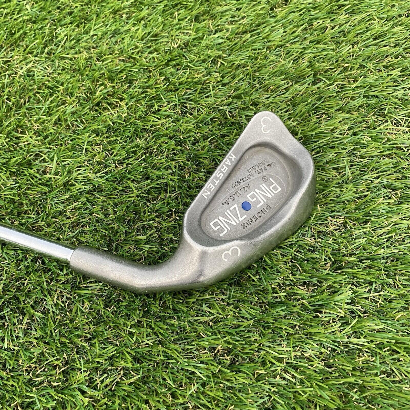 Ping Zing Karsten Phoenix Blue Dot 3 Iron KT-M Regular Flex Steel Shaft