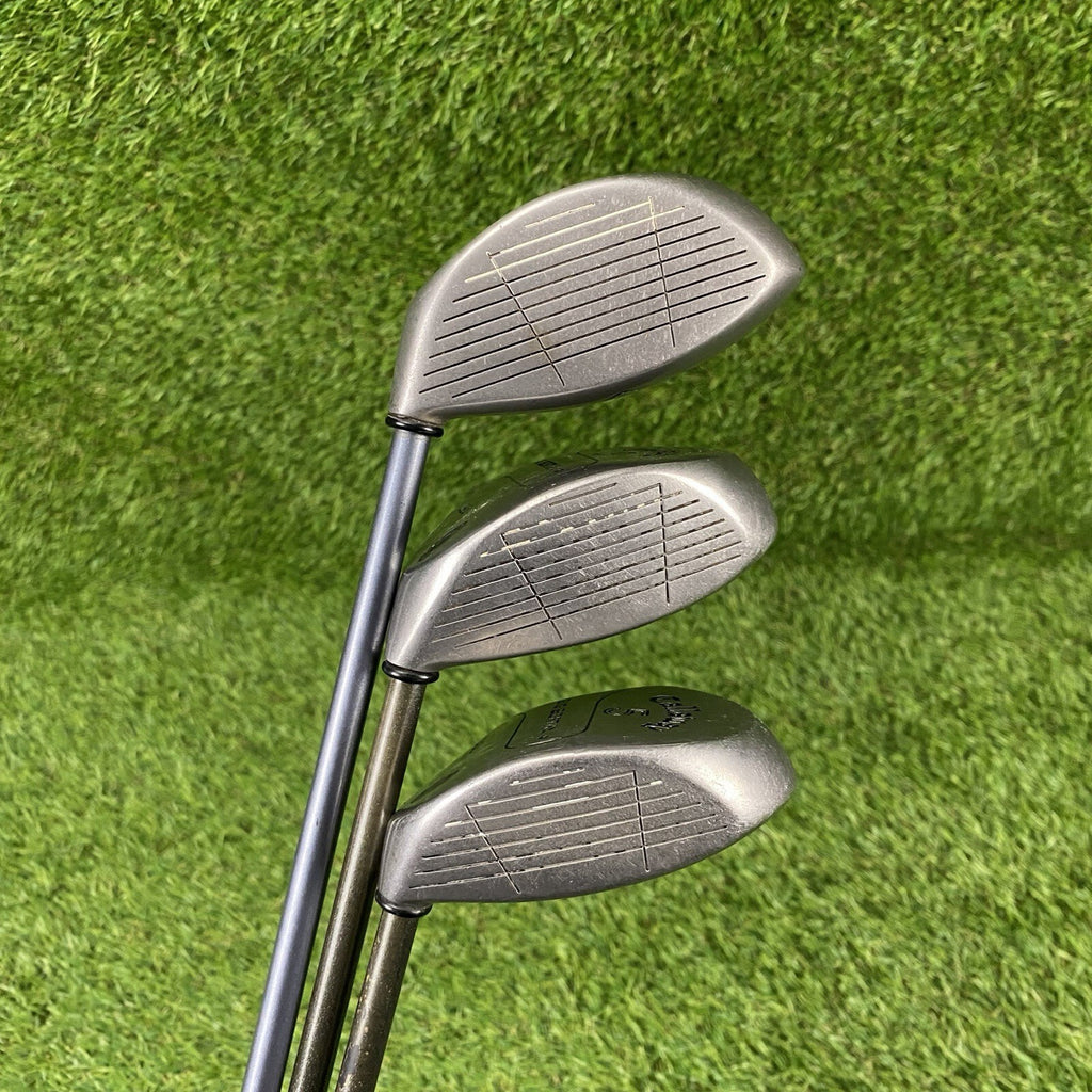 Callaway Big Bertha War Bird 9° Driver, S2H2 3 & 5-Wood Set ⛳️ RCH Firm Flex RH