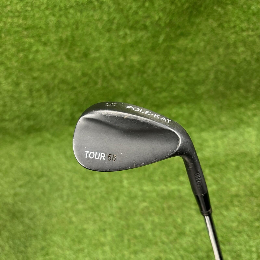 Pole-Kat Tour 56° Sand Wedge ⛳️ Steel Shaft Stiff Wedge Flex RH 35.5”