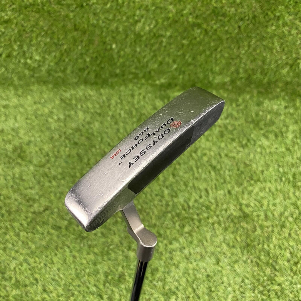 Odyssey Dual Force 660 USA Black Insert Putter ⛳️ Right-Hand Steel Shaft 36”