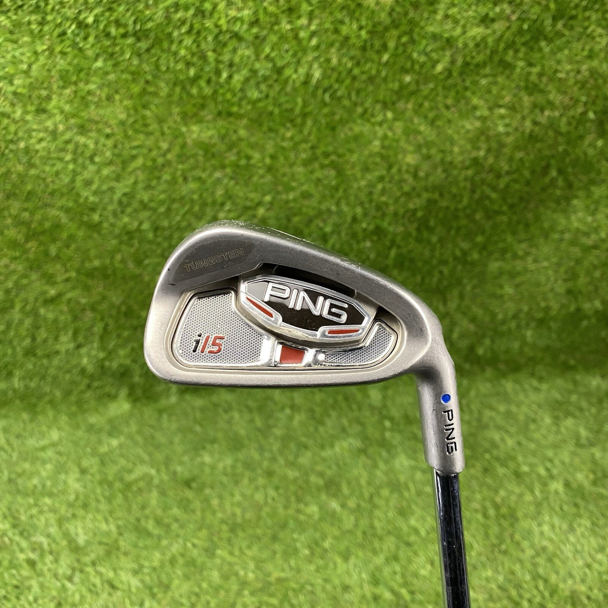 Ping i15 Blue Dot 7 Iron Demo 1° Upright ⛳️ Ping AWT Regular Flex Steel Shaft RH