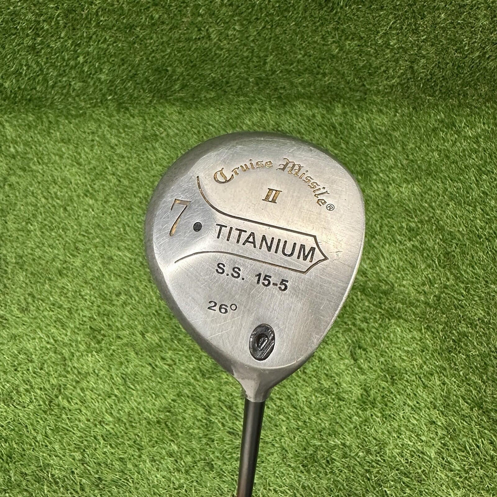 Cruise Missile II Titanium 7 Wood 26° ⛳️ Cleveland Quadpro Stiff-Flex Graphite