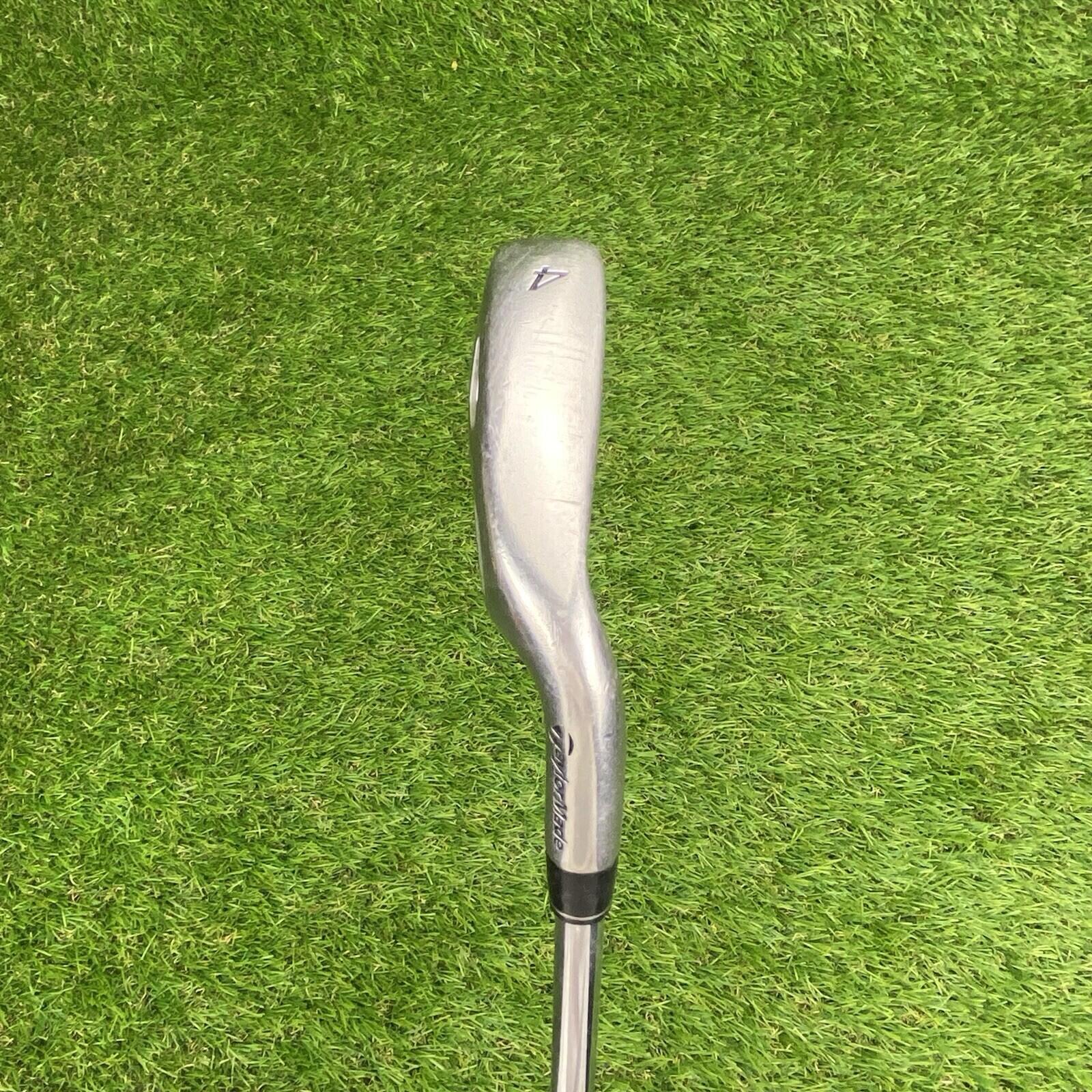 Taylormade RAC OS Single 4 Iron Tm Light Metal R-Flex Steel Shaft Nice Grip