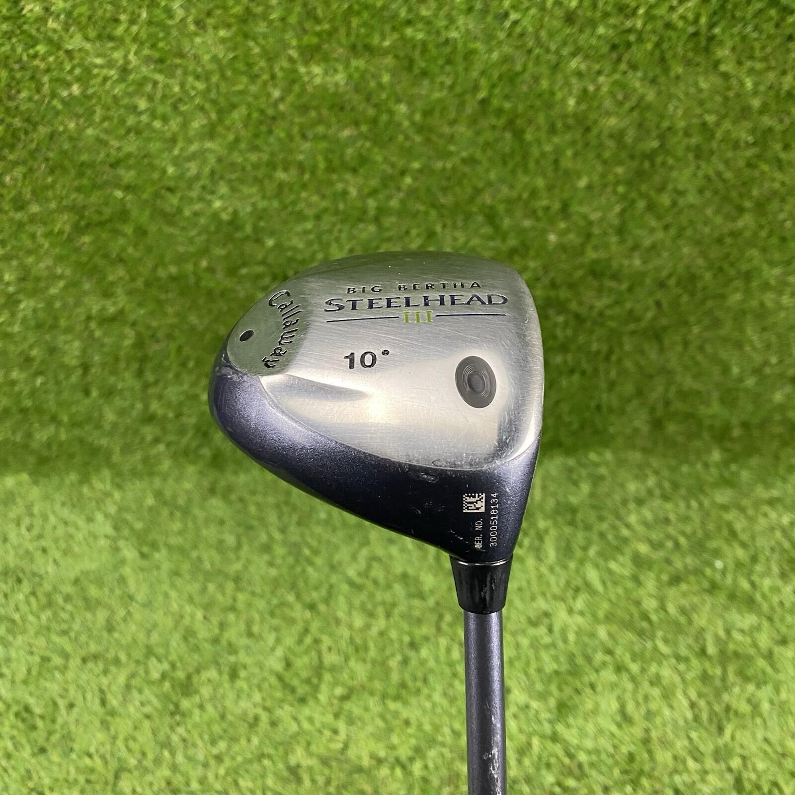 Callaway Big Bertha Steelhead III 10° Driver ⛳️ Regular Flex Graphite Shaft RH