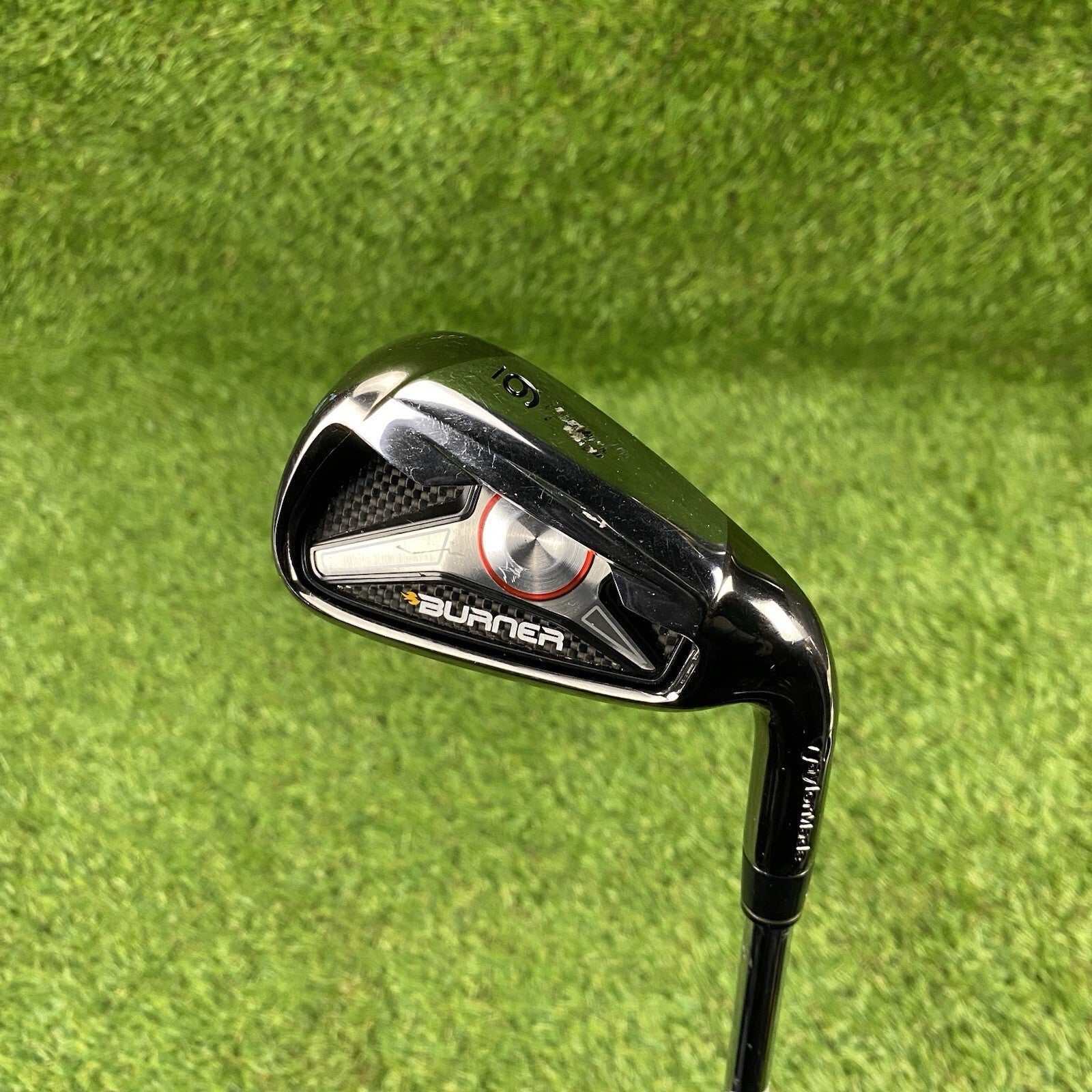 2009 TaylorMade Burner Single 6 Iron Gloss Black ⛳️ SuperFast 85 Regular Flex RH