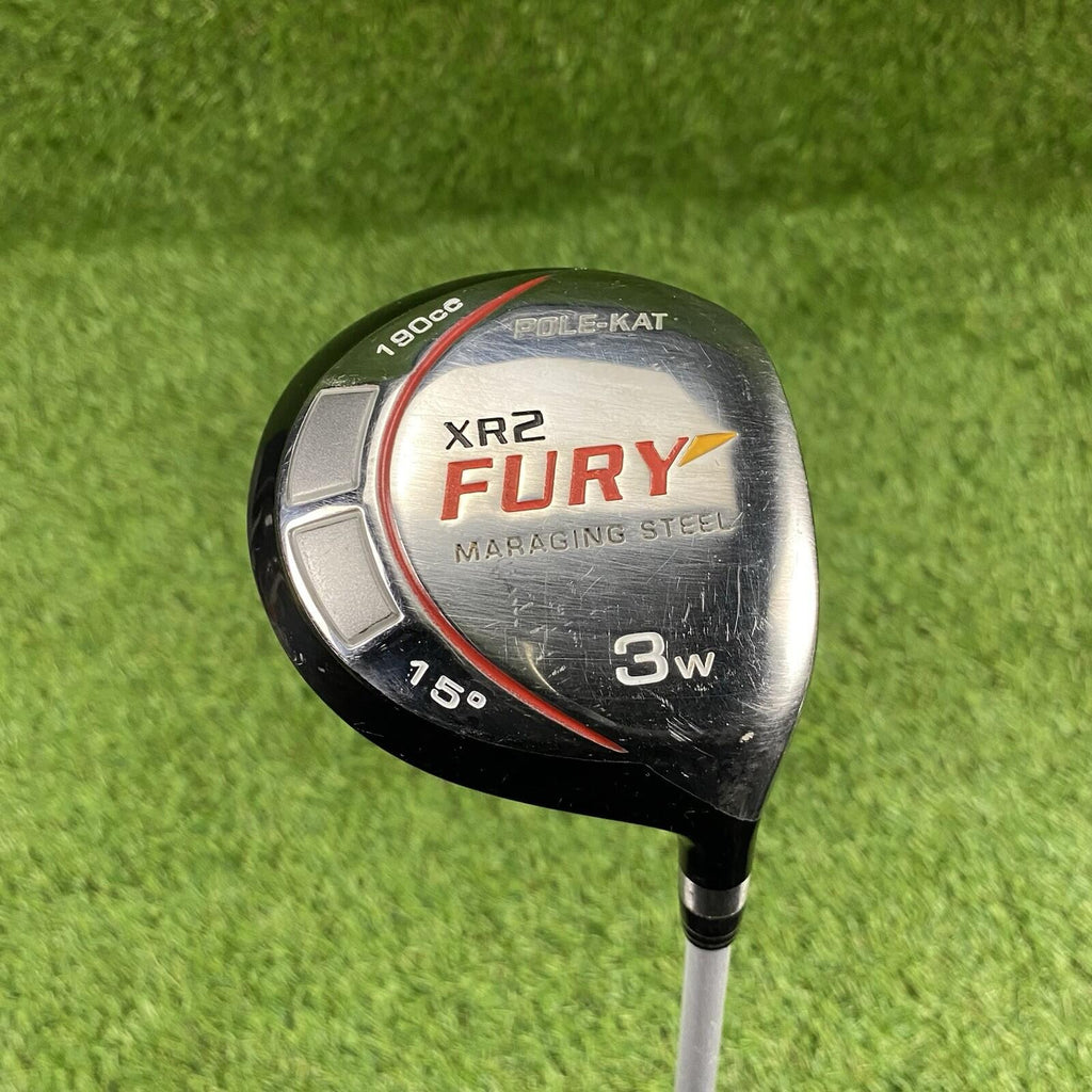 Pole-Kat XR2 Fury Fairway 3 Wood 15° ⛳️ Grafalloy 60 Lite Flex Graphite Shaft RH
