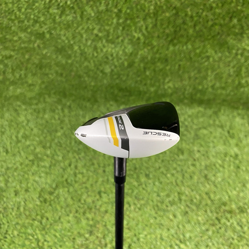 Left Handed TaylorMade RBZ Stage 2 RocketFuel Rescue 4 Hybrid 22° ⛳️  65 R-flex