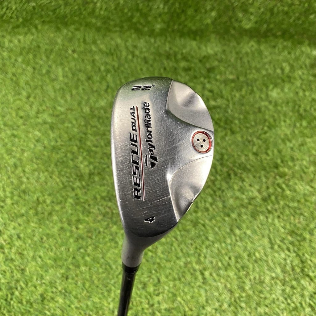 Left Handed TaylorMade Rescue Dual 4 Hybrid 22° ⛳️ Hybrid-65 Regular Flex Shaft